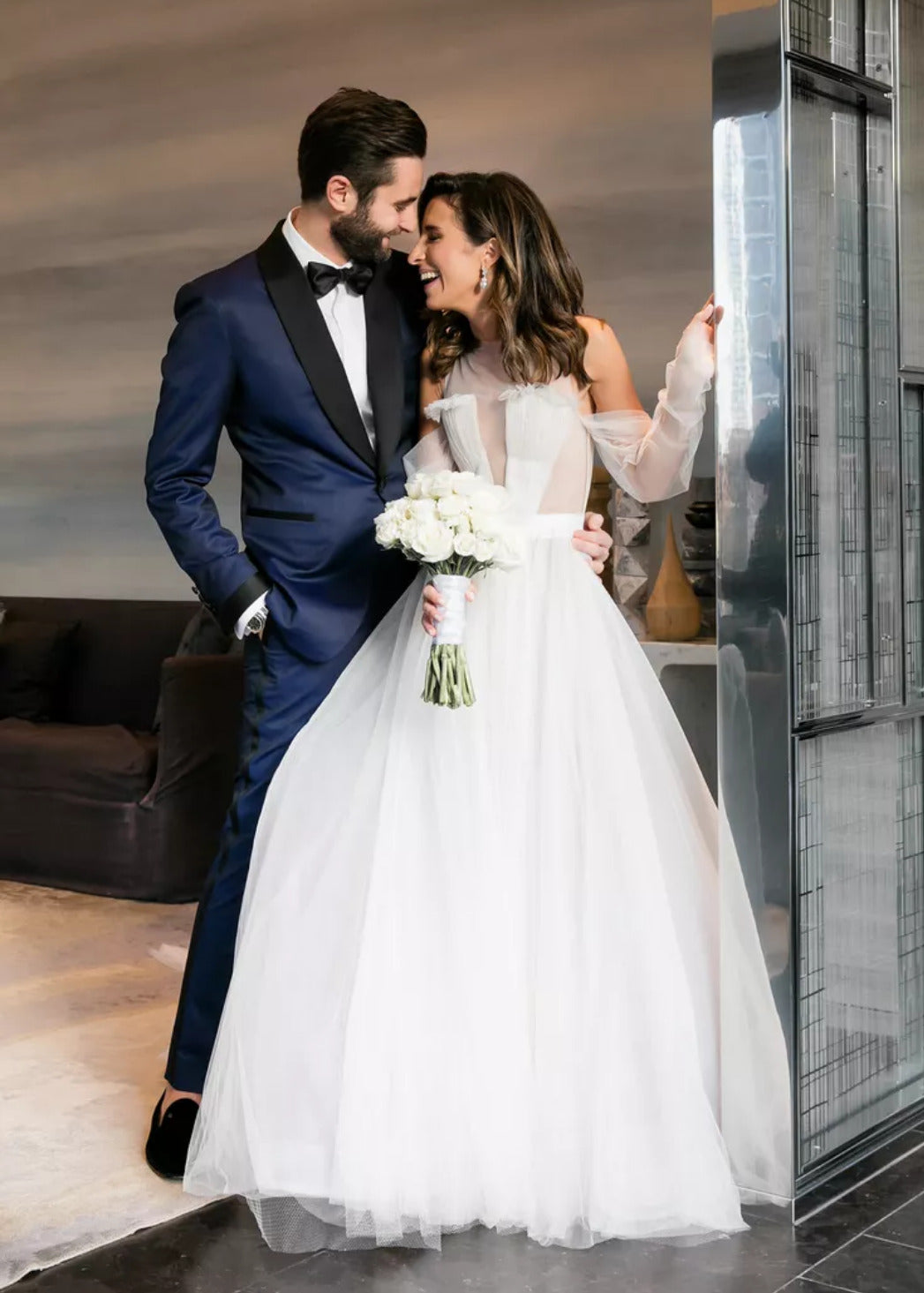 BRIDES Michaela Nachmani s Fashion Forward Wedding in New York City Martin Greenfield Clothiers