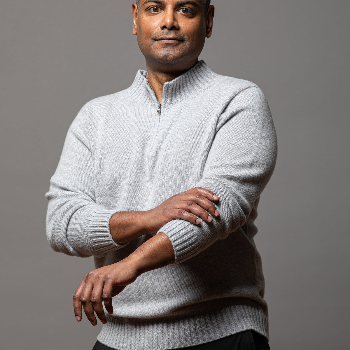 Cashmere 1/4 Zip Sweater – Martin Greenfield Clothiers